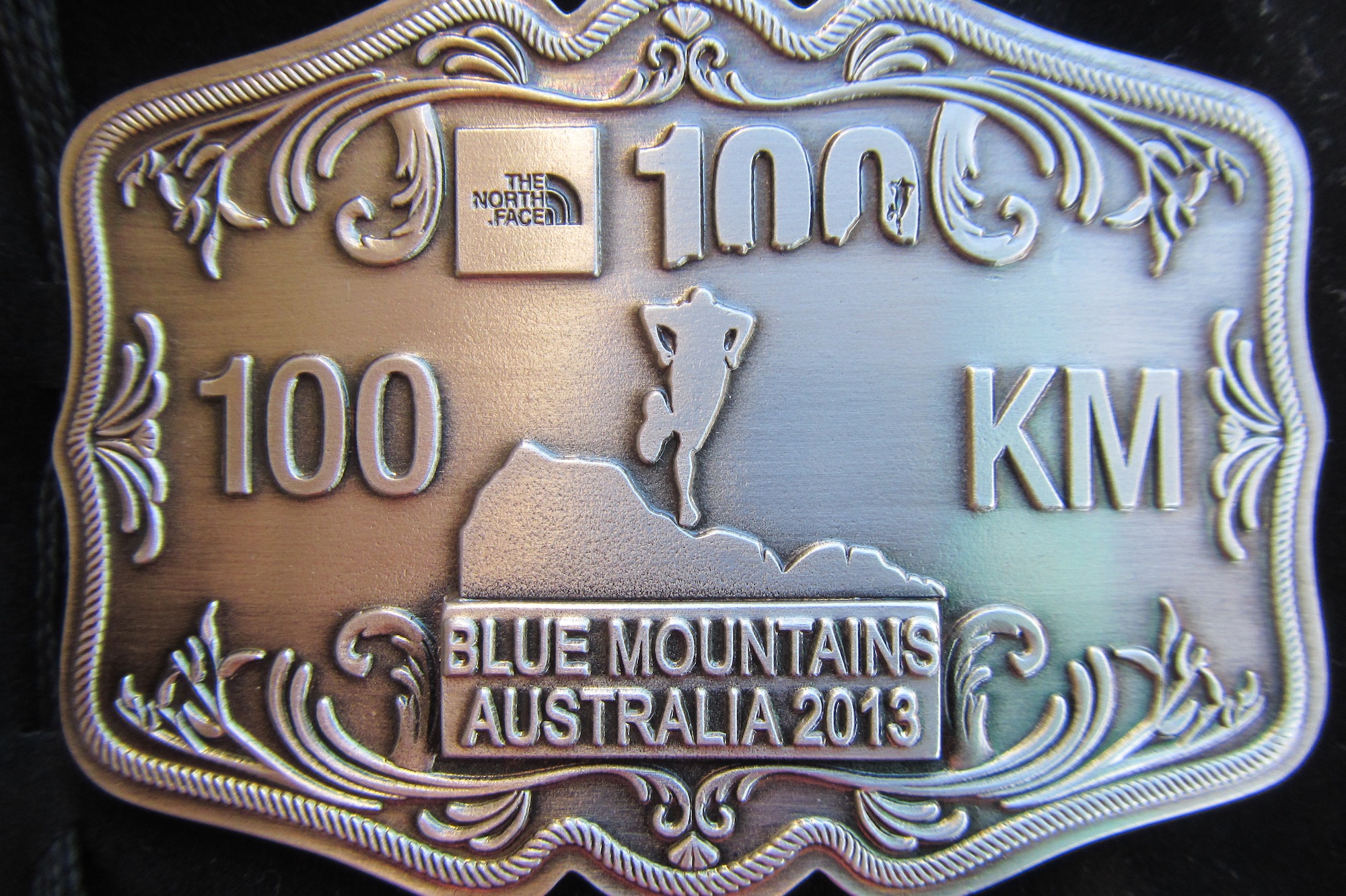 Silver belt buckle